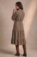 COTTON BLEND BELTED SHIRT DRESS - 10-16 - CAMEL