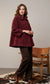 PETER PAN COLLAR COAT - 10-16 - BURGUNDY