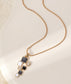 RESIN CRYSTAL PENDANT NECKLACE