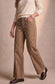 STRIPE COTTON PANTS - 10-14 - CAMEL