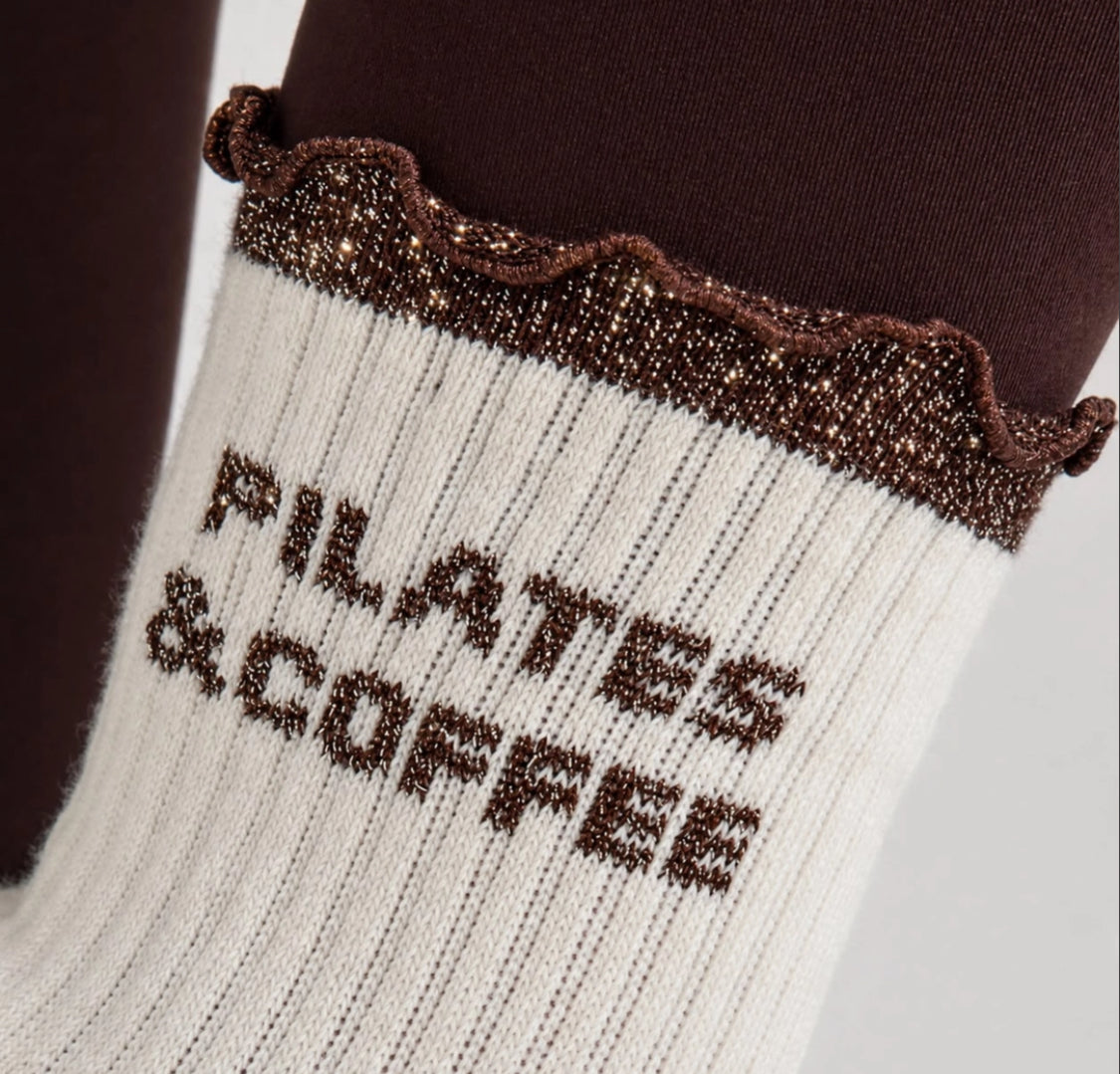PILATES & COFFEE GRIP SOCKS