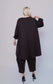 OVERSIZED POCKET TUNIC - 14-20 - CHOCOLATE