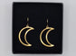 AURALINA BRASS CRESENT EARRINGS