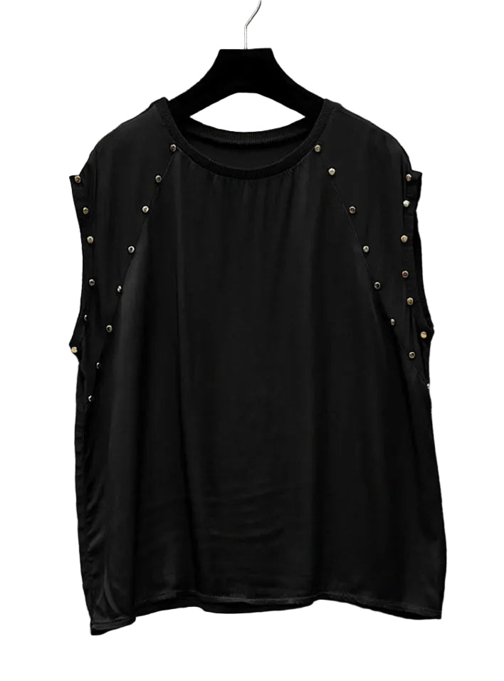 STUD TEE - 10-16 - BLACK