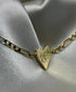 DKMV GRA MÓR HEART NECKLACE - 14CT GOLD PLATED