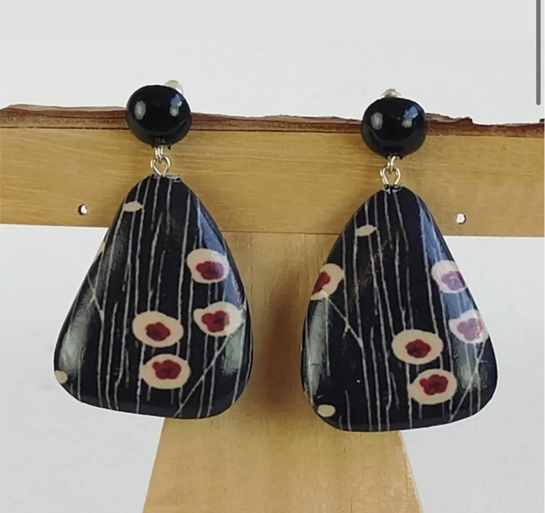 DECOUPAGE EARRINGS