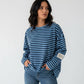 STRIPE TOP - 10-16 - BLUE
