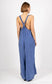 LINEN TWIST BACK JUMPSUIT - 10-16 - BLUE