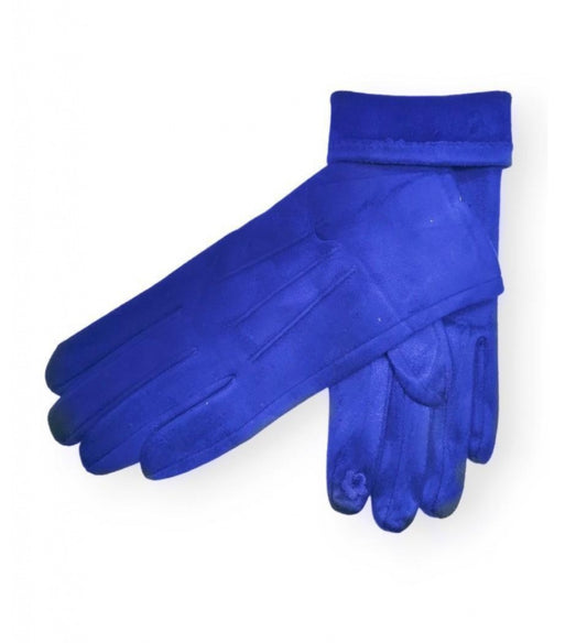 VELOUR FLEECE LINED GLOVES