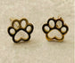 STAINLESS STEEL PAW EARRINGS