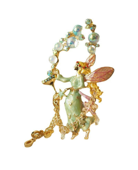 LARGE FAIRY BROOCH