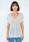LUREX TEE - 8-12 - WHITE