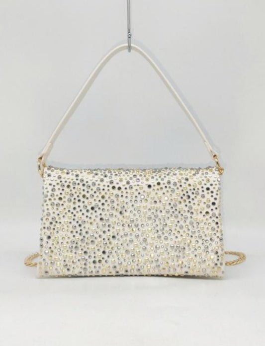 CREAM GEMSTONE OCCASION BAG