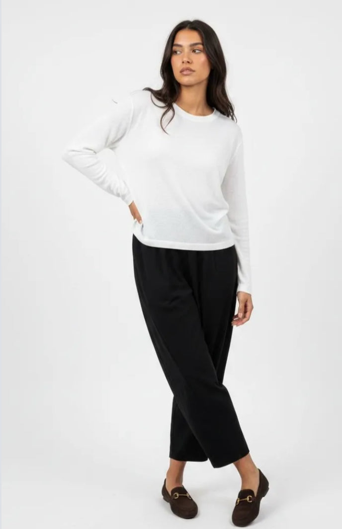 BARREL CUT PANTS - 10-16 - BLACK