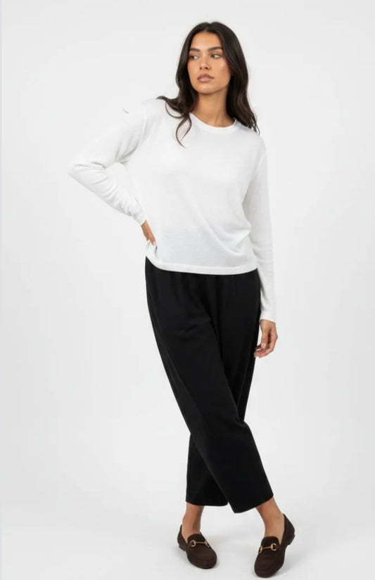 BARREL CUT PANTS - 10-16 - BLACK