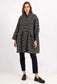 ABSTRACT PRINT SWING COAT - 10-14/16 - MONOCHROME