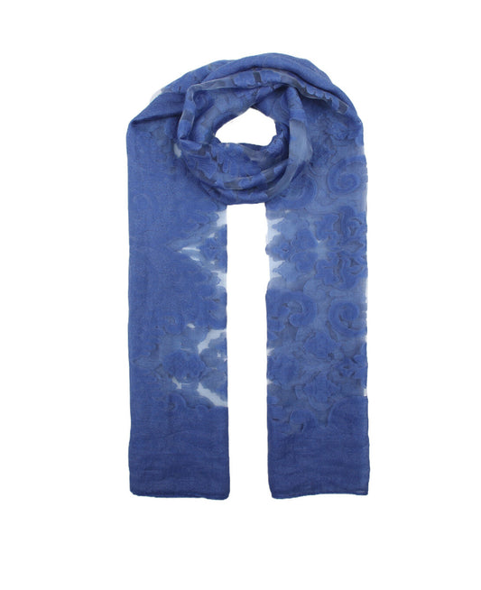 LACE SCARF - BLUE