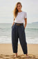 STRIPE DENIM BARREL JEANS - 10-16