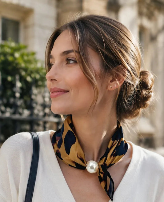 PEARL MAGNET SCARF