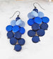 WOODEN CLUSTER EARRINGS