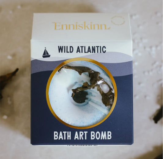 IRISH HANDMADE BATH ART BOMB - SAGE HYSSOP NIAOULI