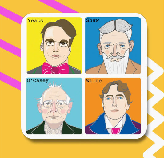 IRISH WRITERS COASTER