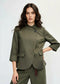 SIDE TIE JACKET - 10-16 - KHAKI
