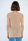 LUREX TANK TOP - 8-12 - BEIGE