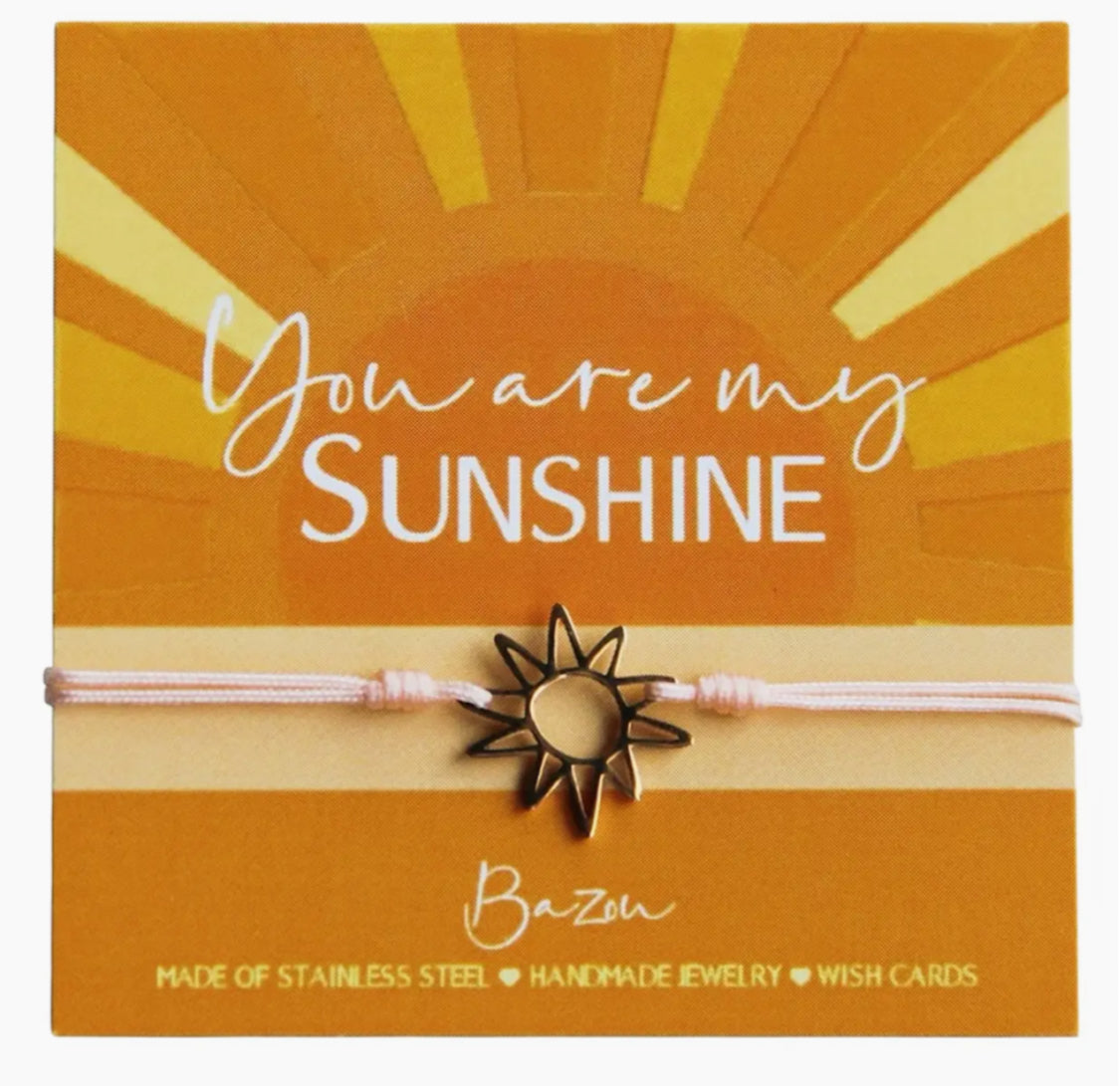 YOU ARE MY SUNSHINE GIFT BRACELET