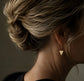 AURALINA BRASS TRIANGLE EARRINGS