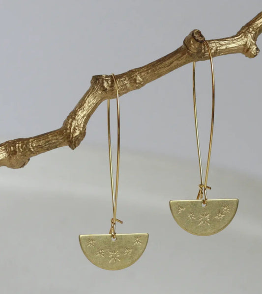 KAIKO - NIGHT SKY EARRINGS - GOLD PLATED MADE IN IRELAND