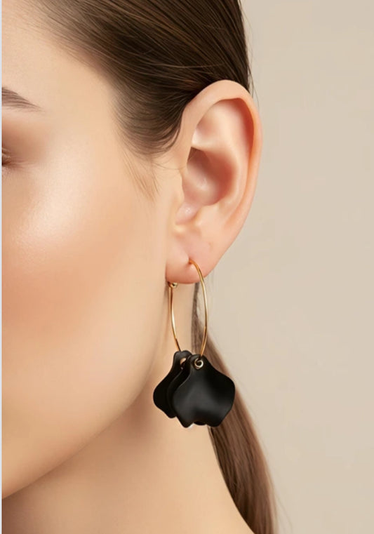ACYLIC FLOWER EARRINGS