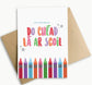 IRISH MADE & DESIGNED GREETING CARD - FIRST DAY OF SCHOOL