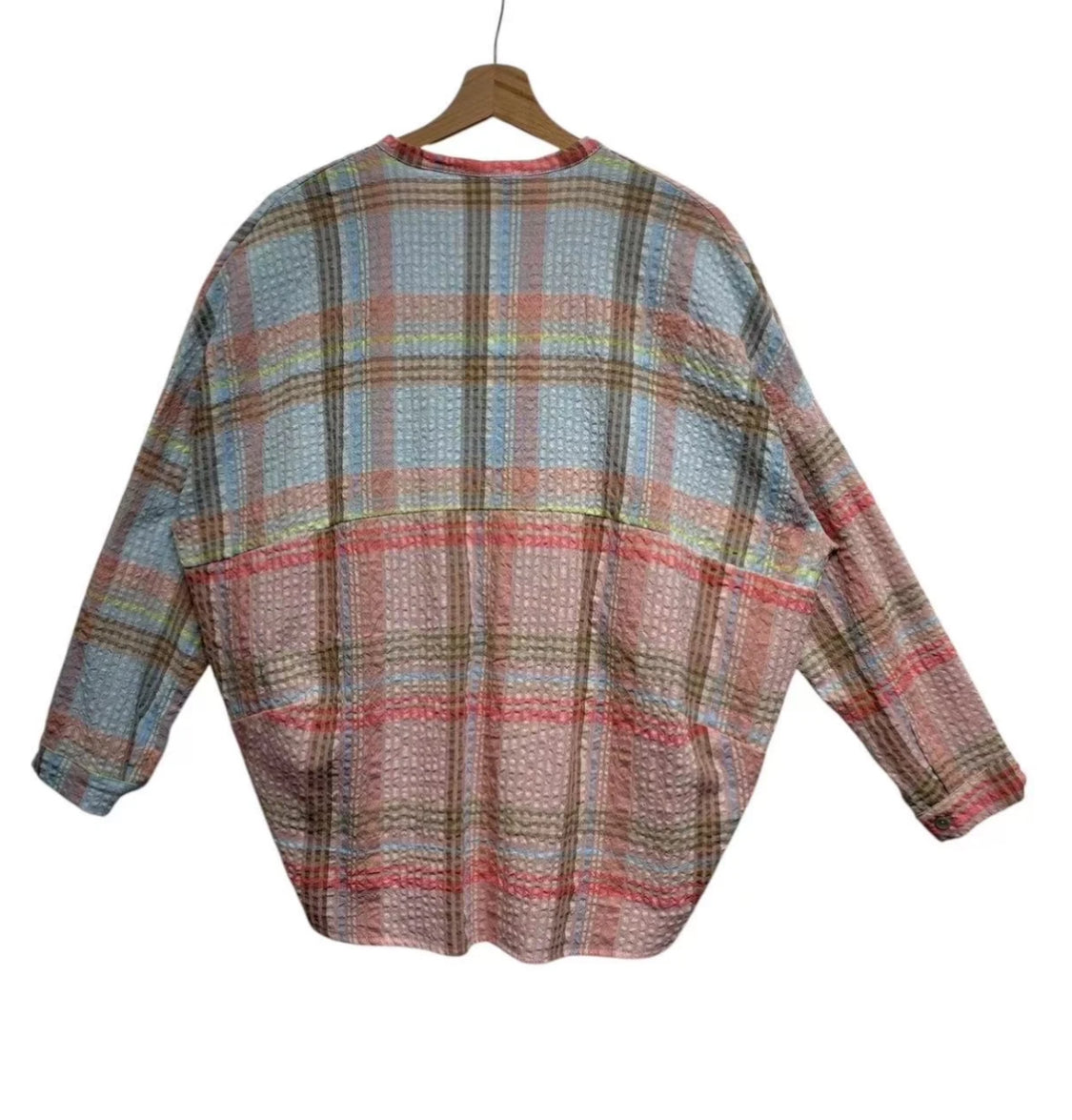 PASTEL CHECK BLOUSE - 10-16