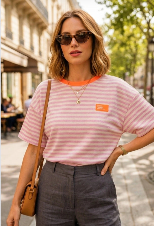 NEÓN STRIPE TEE - 10-16