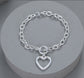 T-BAR HEARRT BRACELET