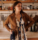 SUEDETTE JACKET - 8-12 - CAMEL