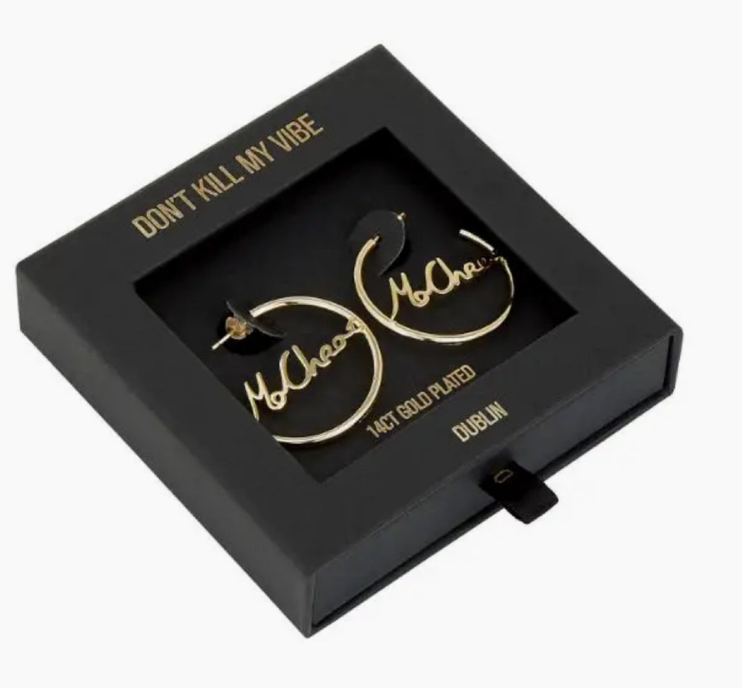 MO CHROI HOOP EARRINGS - GOLD PLATED