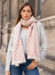 WOVEN COSY SCARF - PINK