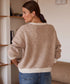 TWO TONE CARDI - 10-14 - BEIGE
