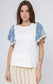 COTTON EMBROIDERY TEE - 8-14