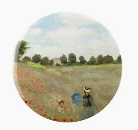 MONET POPPIES POCKET MIRROR