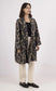 TAPESTRY PRINT MIDLENGTH COAT - 8-14 - NAVY