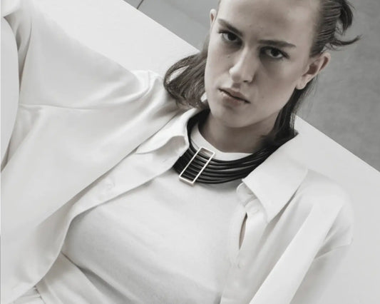 DNSK STATEMENT NECKLACE