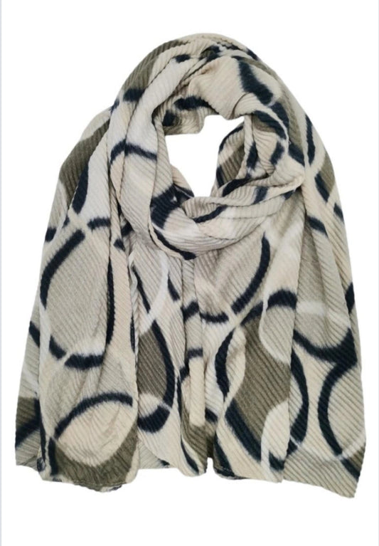 ACCORION PLEAT SCARF