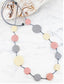 WOODEN CIRCLE DISC NECKLACE