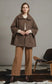 PETER PAN COLLAR COAT - 10-16 - CHOCOLATE