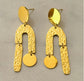 STAINLESS STEEL HAMMERED EARRINGS