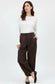 PLEAT PANTS - 10-16 - CHOCOLATE