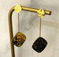 STAINLESS STEEL SQUARE DROP EARRINGS